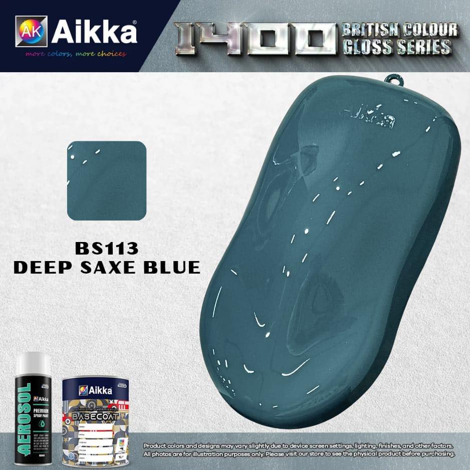 1400 OPAQUE - BRITISH SOLID COLOUR AIKKA (auto base ou auto kril) - 155 couleurs