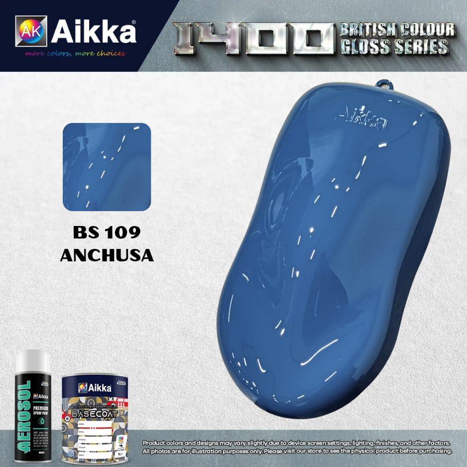 1400 OPAQUE - BRITISH SOLID COLOUR AIKKA (auto base ou auto kril) - 155 couleurs