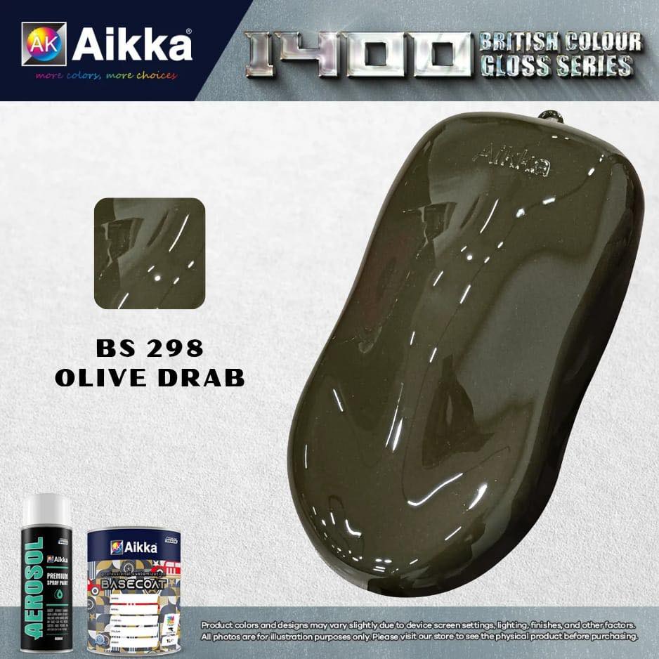 1400 OPAQUE - BRITISH SOLID COLOUR AIKKA (auto base ou auto kril) - 155 couleurs