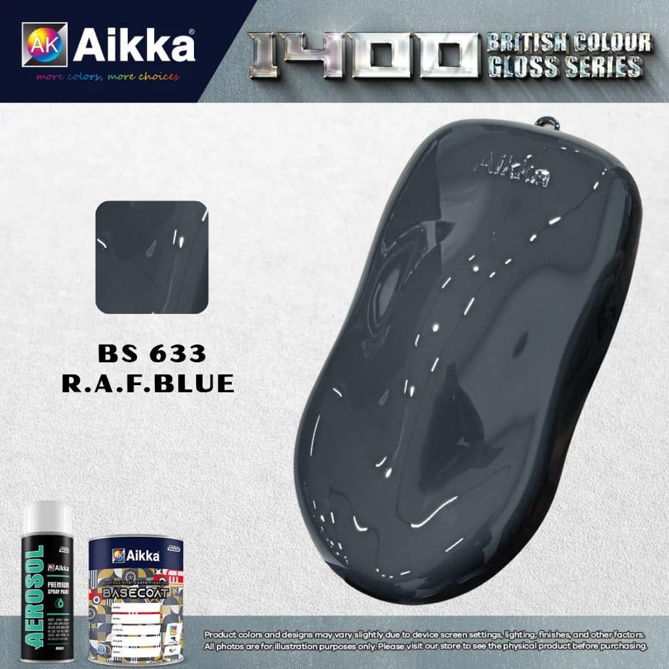 1400 OPAQUE - BRITISH SOLID COLOUR AIKKA (auto base ou auto kril) - 155 couleurs