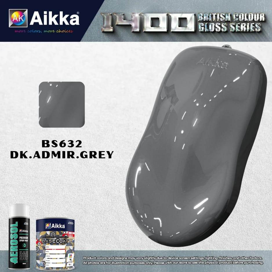 1400 OPAQUE - BRITISH SOLID COLOUR AIKKA (auto base ou auto kril) - 155 couleurs