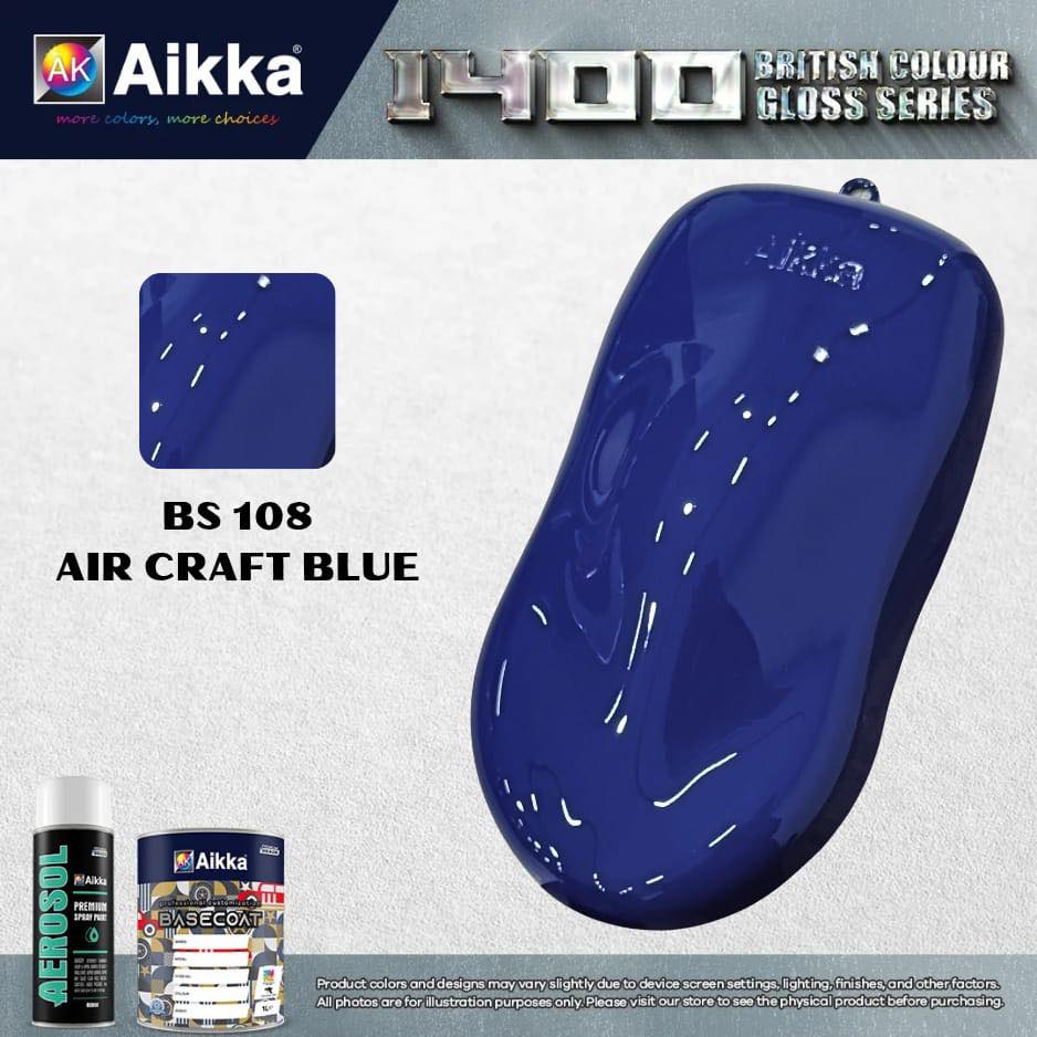 1400 OPAQUE - BRITISH SOLID COLOUR AIKKA (auto base ou auto kril) - 155 couleurs