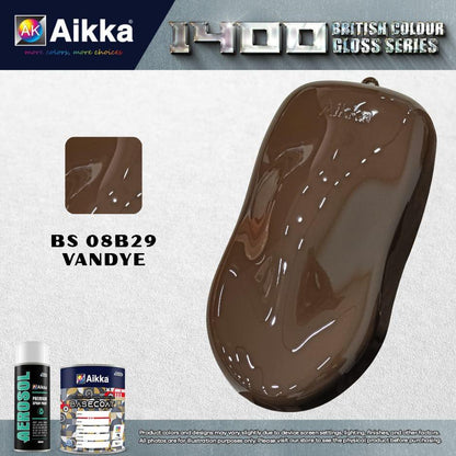 1400 OPAQUE - BRITISH SOLID COLOUR AIKKA (auto base ou auto kril) - 155 couleurs