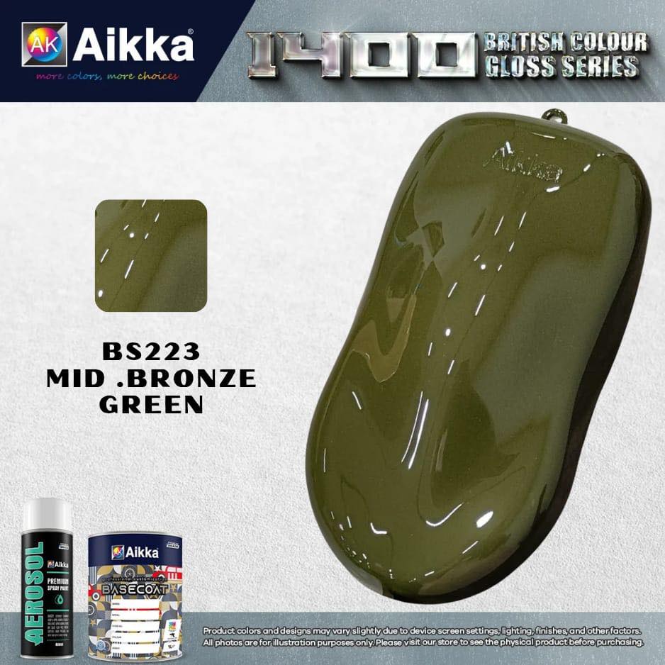 1400 OPAQUE - BRITISH SOLID COLOUR AIKKA (auto base ou auto kril) - 155 couleurs