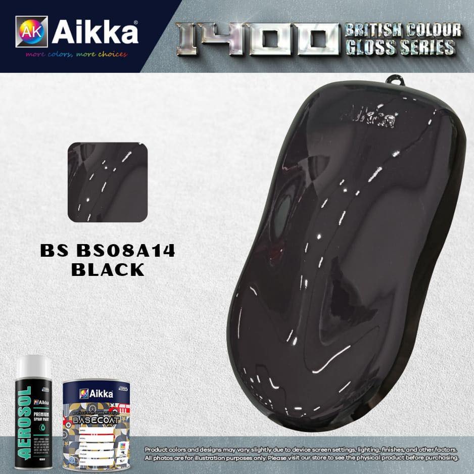1400 OPAQUE - BRITISH SOLID COLOUR AIKKA (auto base ou auto kril) - 155 couleurs