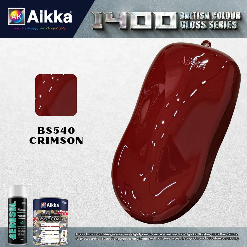 1400 OPAQUE - BRITISH SOLID COLOUR AIKKA (auto base ou auto kril) - 155 couleurs