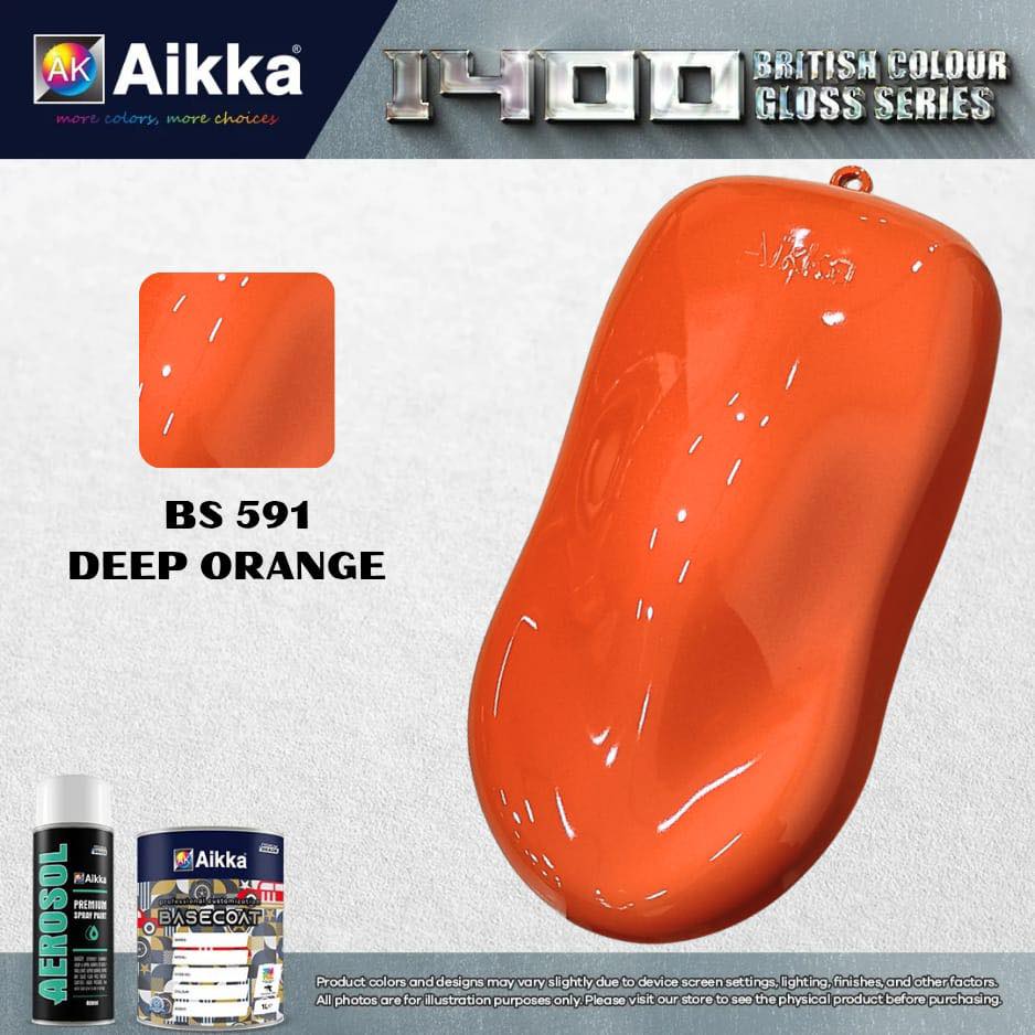 1400 OPAQUE - BRITISH SOLID COLOUR AIKKA (auto base ou auto kril) - 155 couleurs