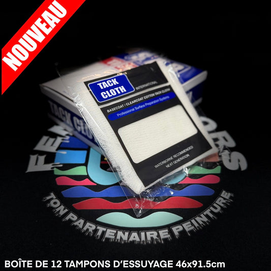 BOITE DE 12 TAMPONS D'ESSUYAGE 46*91.5CM