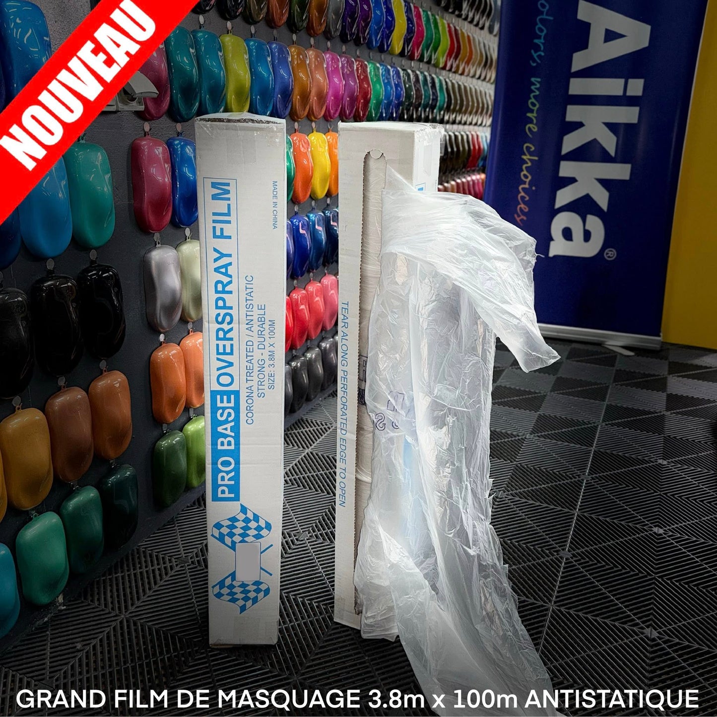 GRAND FILM DE MASQUAGE ANTISTATIQUE 3.8m x 100m