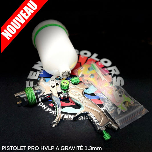 PISTOLET PRO HVLP A GRAVITE 1.3mm