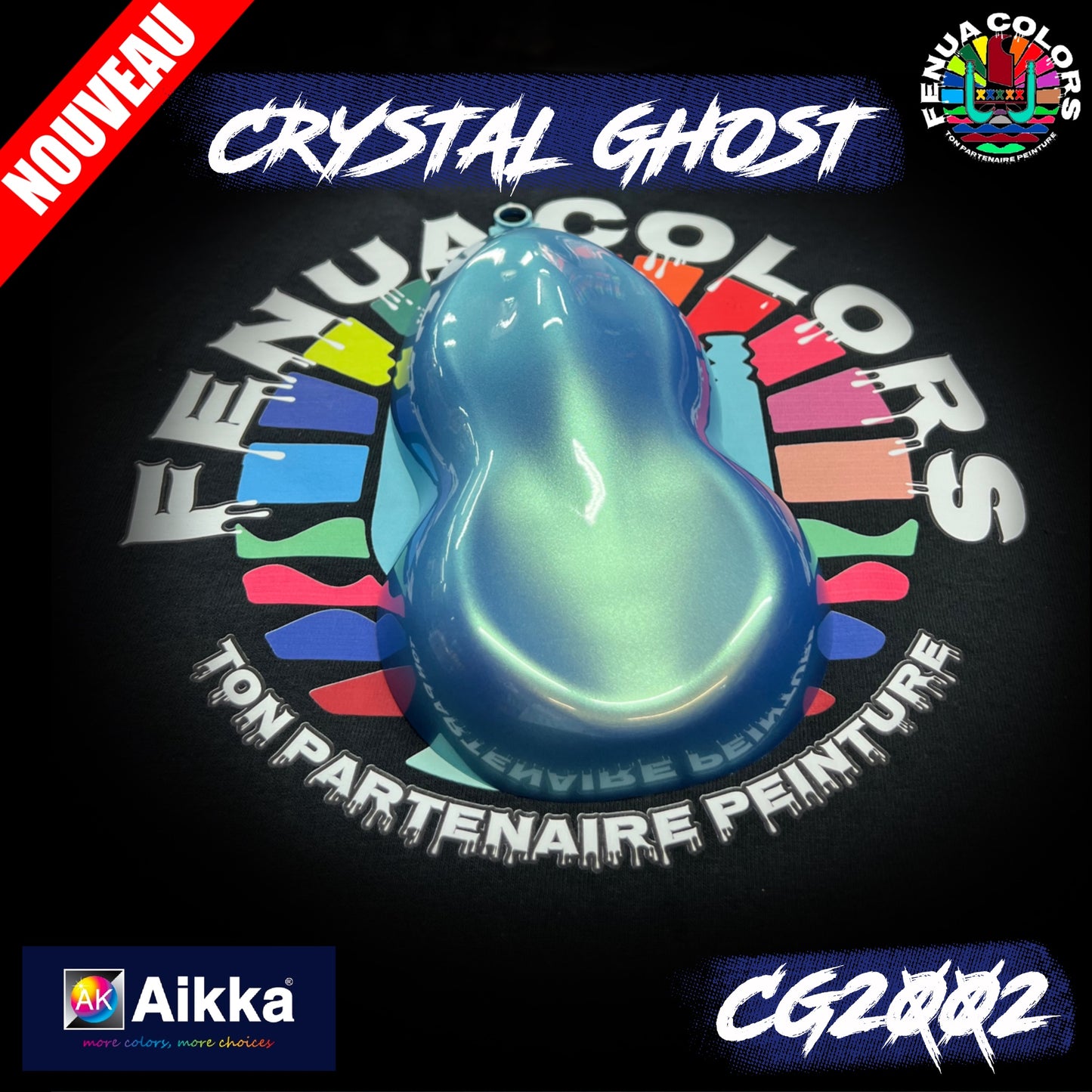 CGxxxx - PEINTURE CRYSTAL GHOST SERIE - 90 couleurs