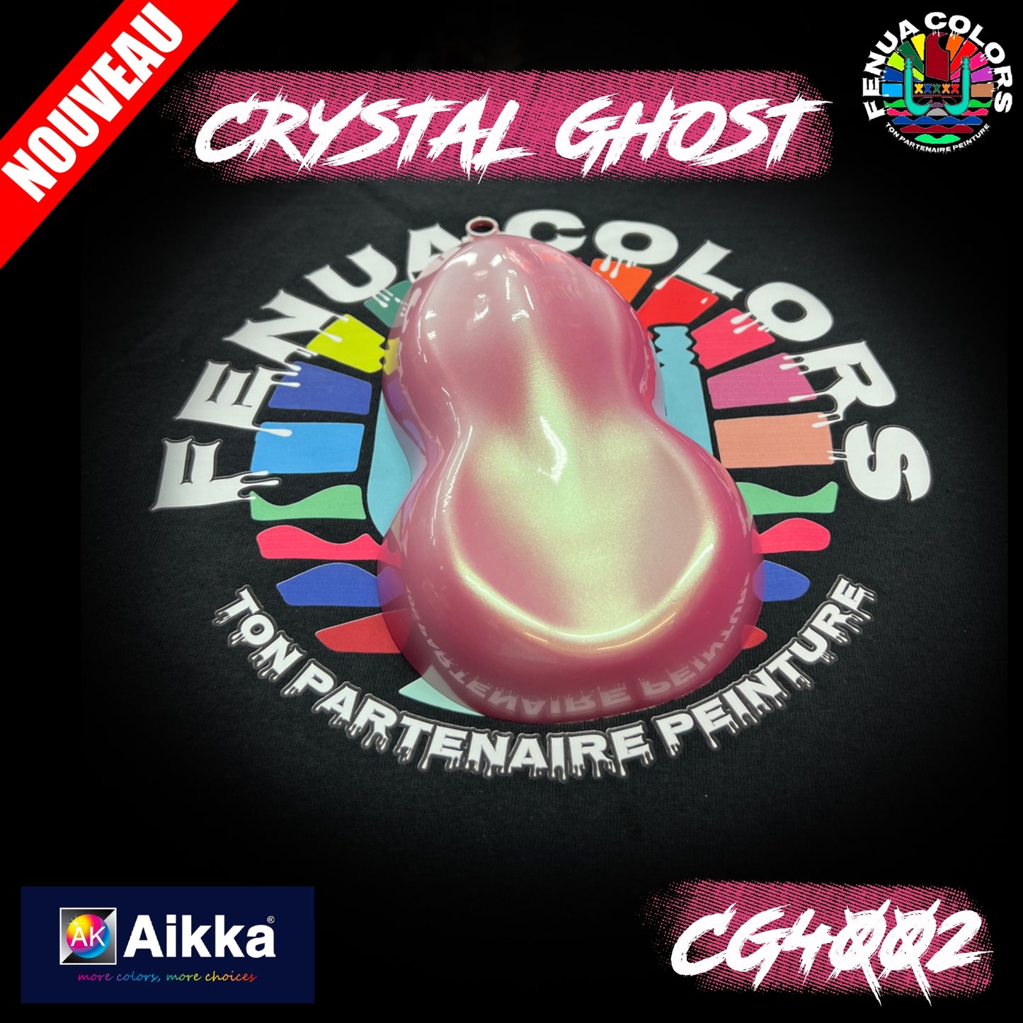 CGxxxx - PEINTURE CRYSTAL GHOST SERIE - 90 couleurs