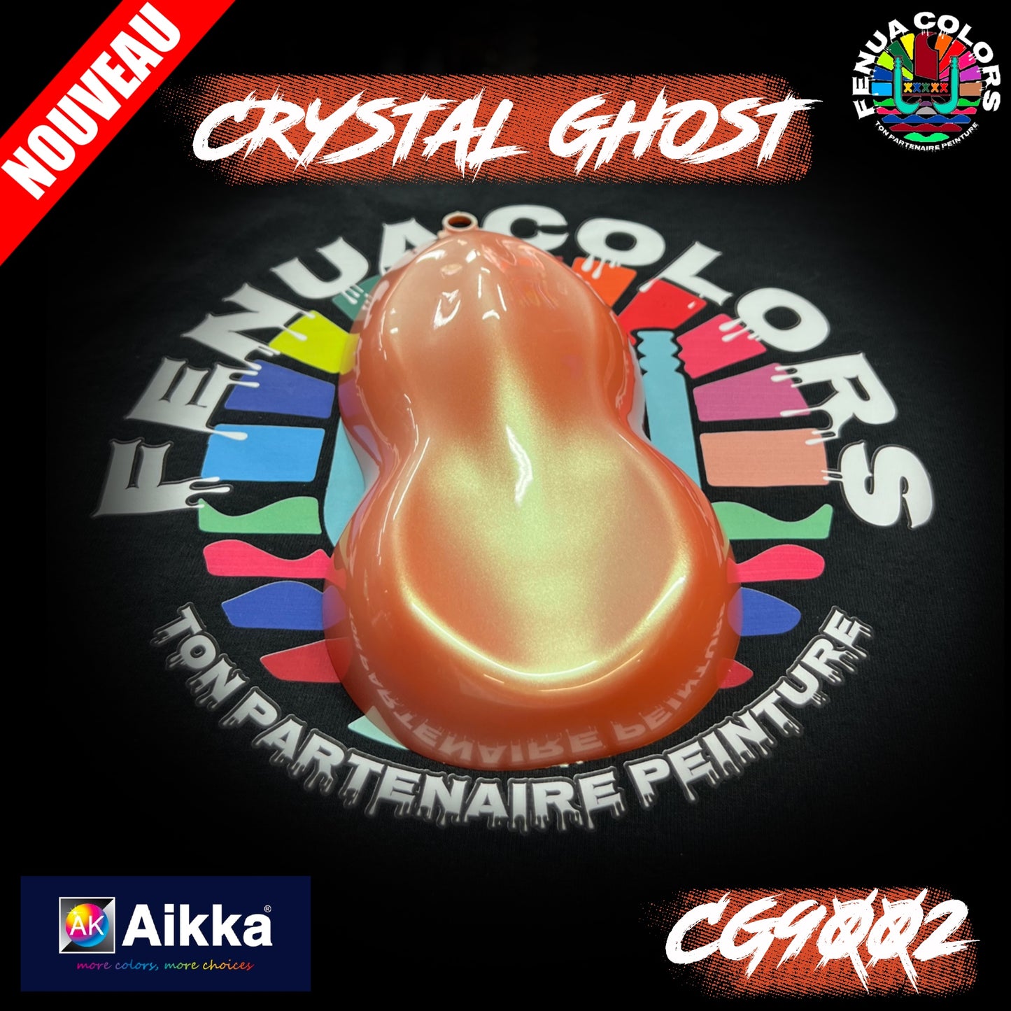 CGxxxx - PEINTURE CRYSTAL GHOST SERIE - 90 couleurs