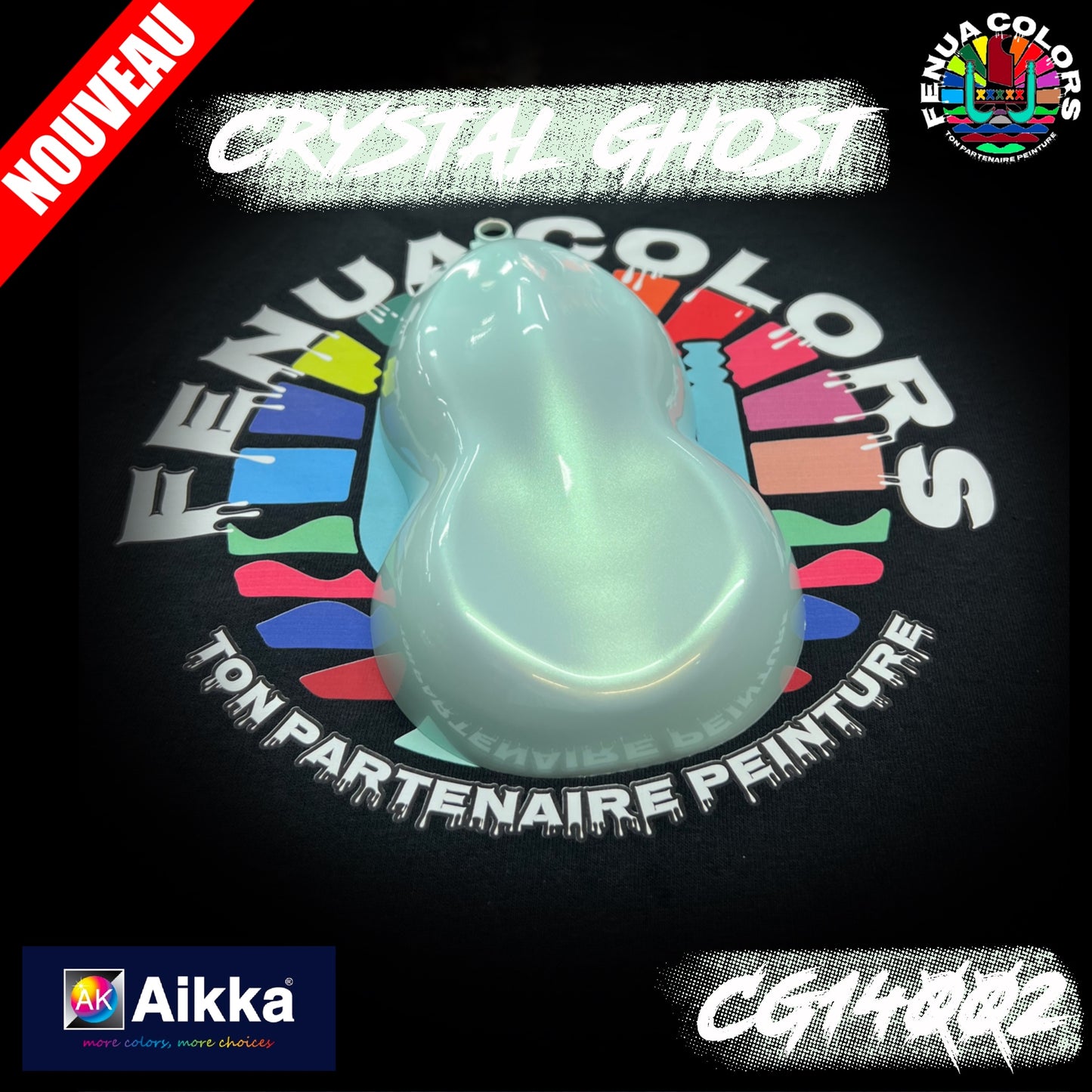 CGxxxx - PEINTURE CRYSTAL GHOST SERIE - 90 couleurs