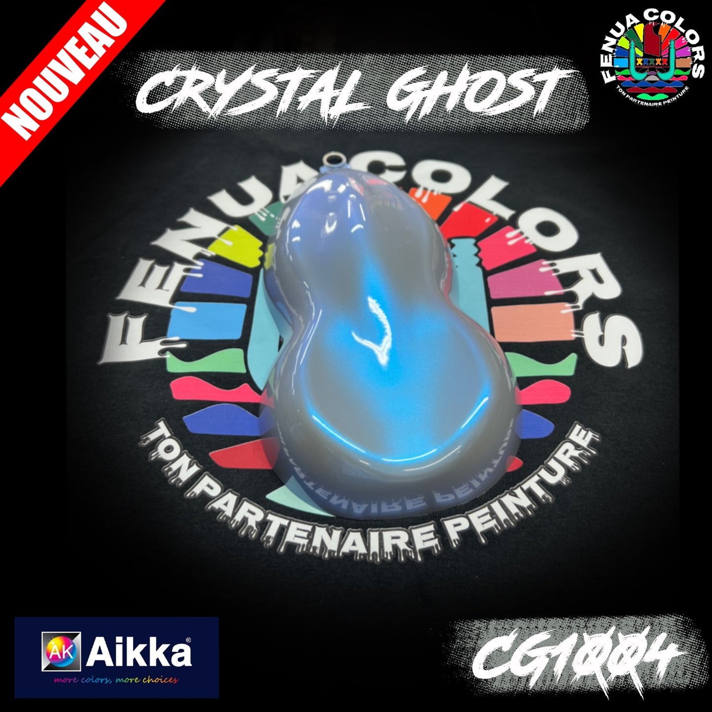 CGxxxx - PEINTURE CRYSTAL GHOST SERIE - 90 couleurs