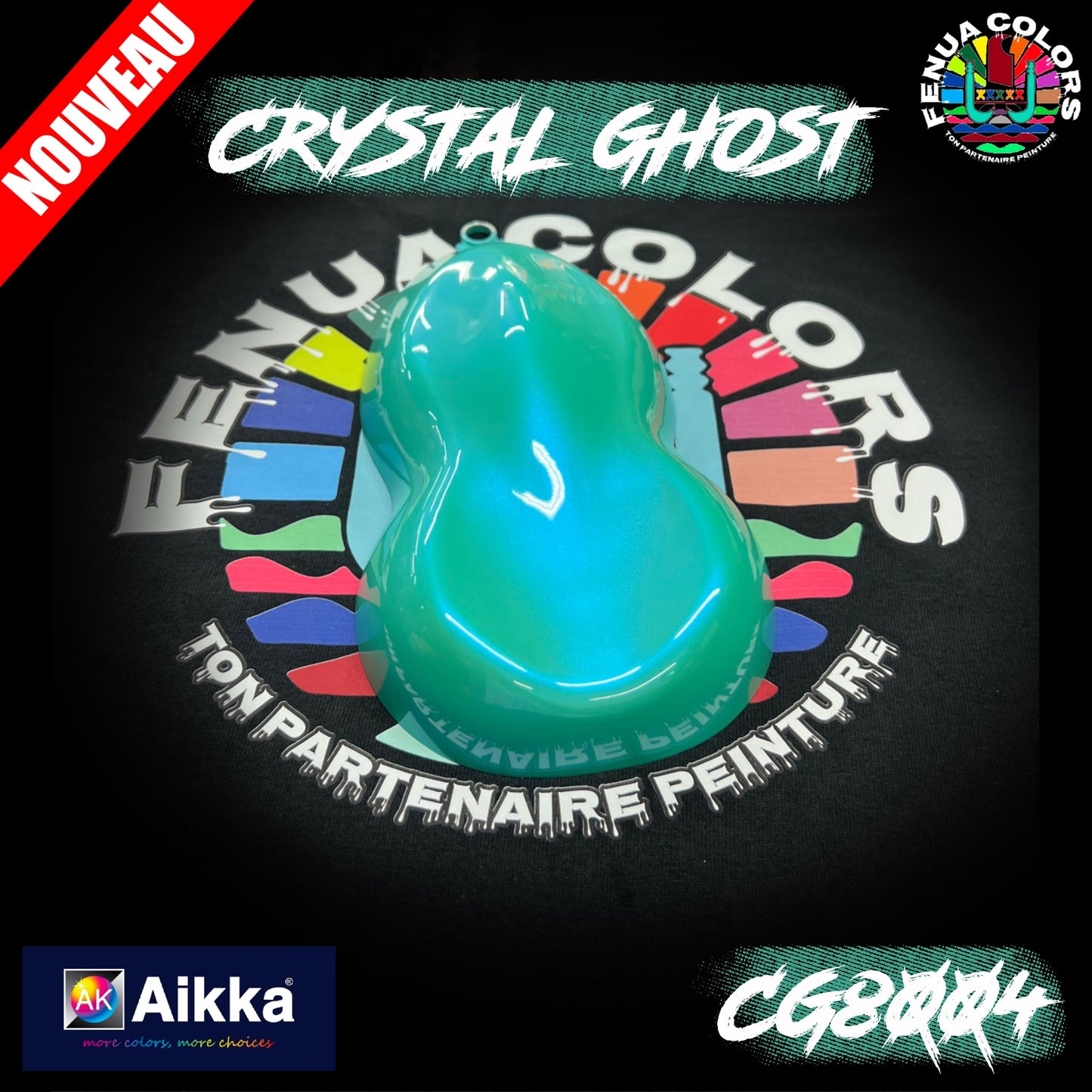 CGxxxx - PEINTURE CRYSTAL GHOST SERIE - 90 couleurs