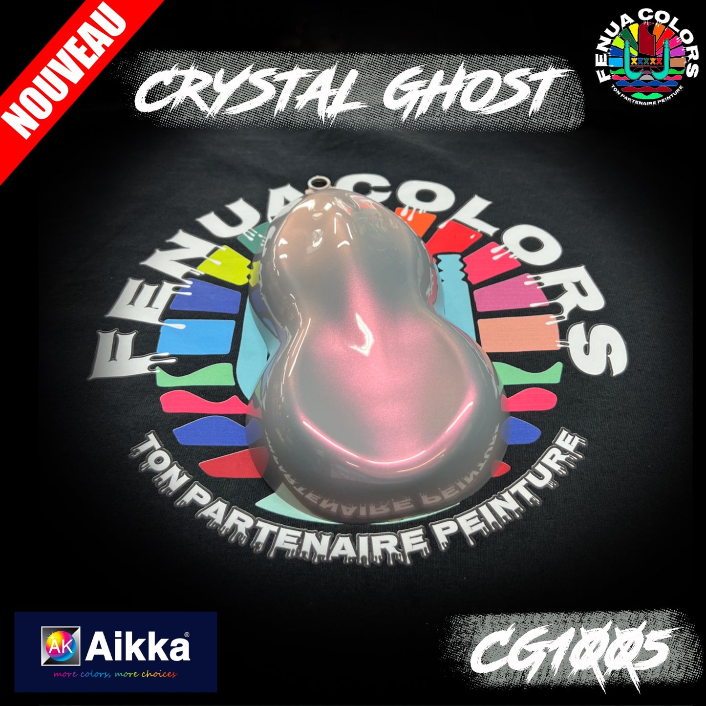 CGxxxx - PEINTURE CRYSTAL GHOST SERIE - 90 couleurs