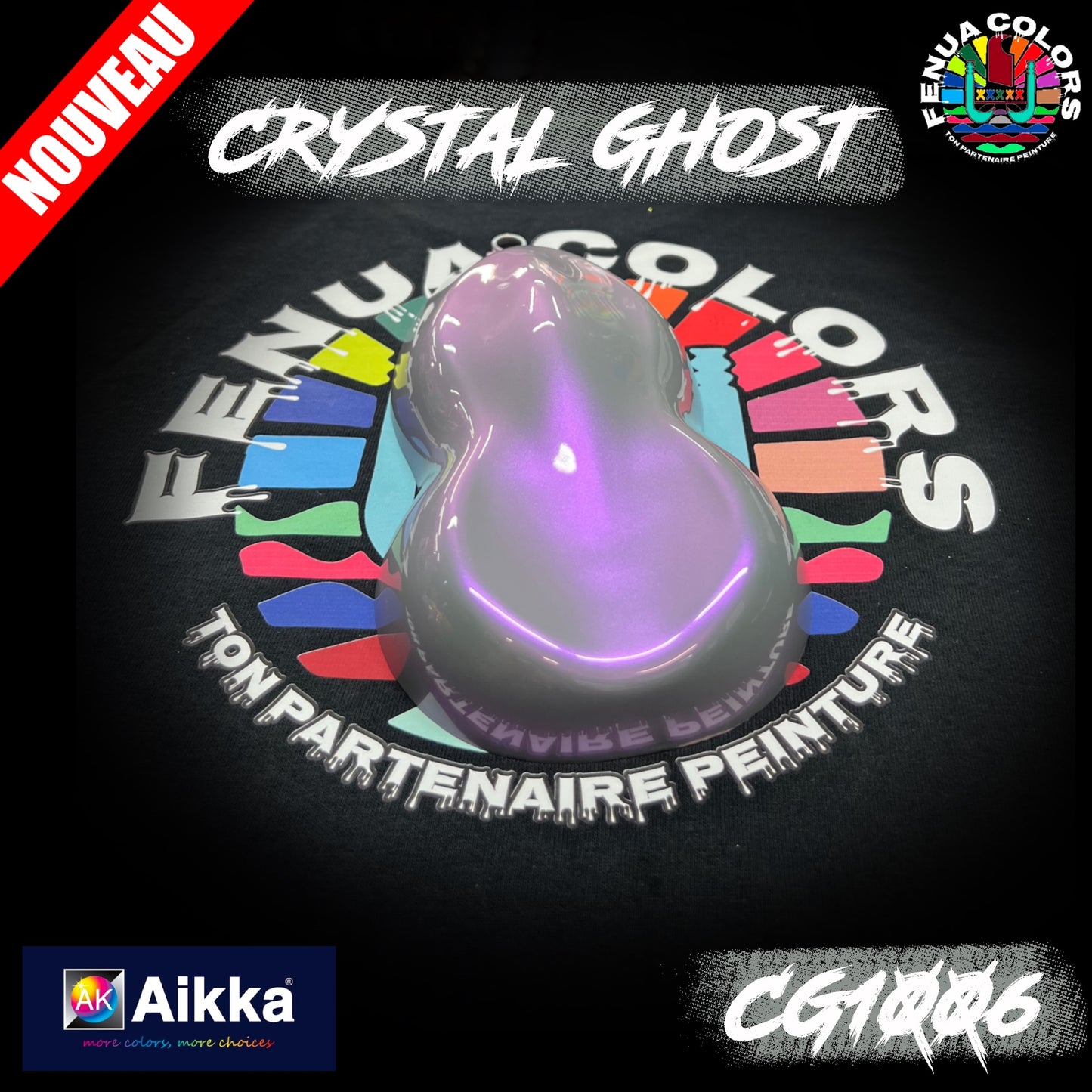 CGxxxx - PEINTURE CRYSTAL GHOST SERIE - 90 couleurs
