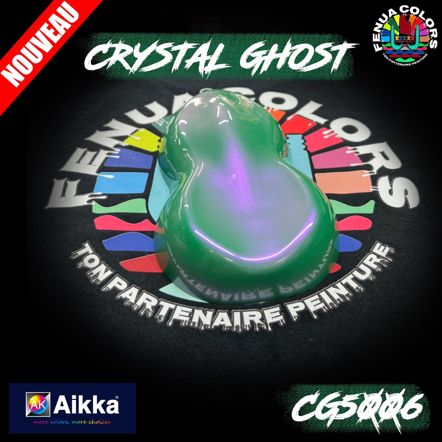 CGxxxx - PEINTURE CRYSTAL GHOST SERIE - 90 couleurs