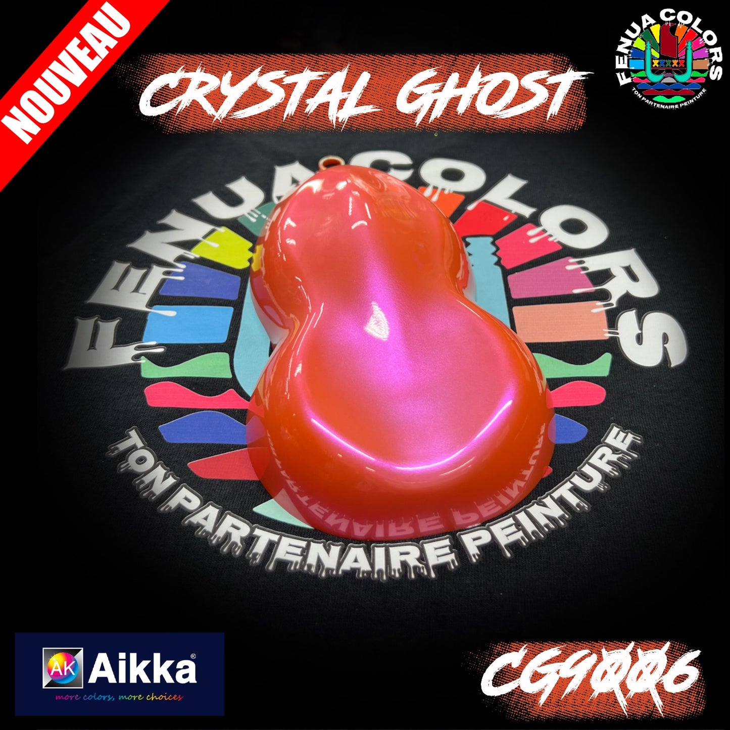 CGxxxx - PEINTURE CRYSTAL GHOST SERIE - 90 couleurs