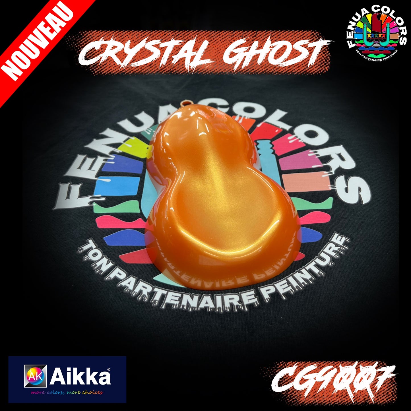 CGxxxx - PEINTURE CRYSTAL GHOST SERIE - 90 couleurs