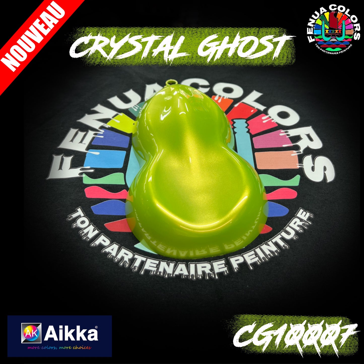 CGxxxx - PEINTURE CRYSTAL GHOST SERIE - 90 couleurs
