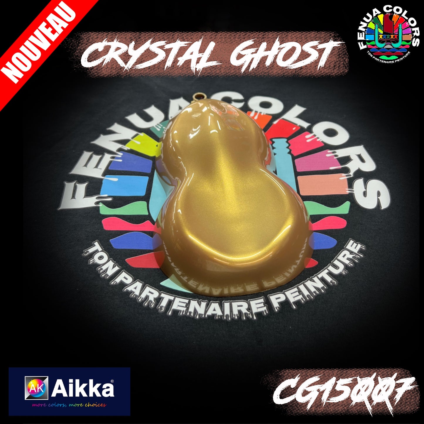 CGxxxx - PEINTURE CRYSTAL GHOST SERIE - 90 couleurs