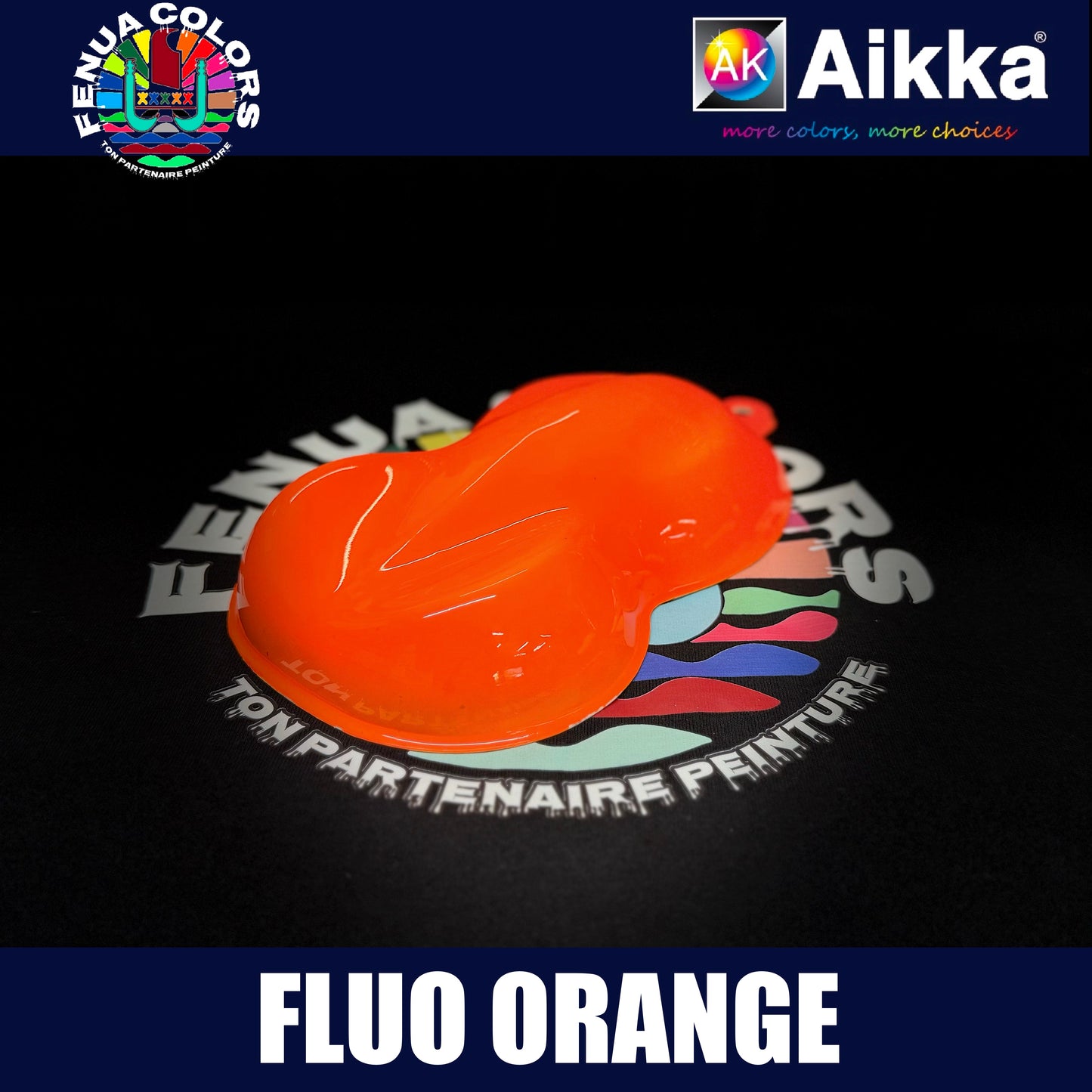 FLxx - PEINTURE FLUORESCENTE - 6 couleurs