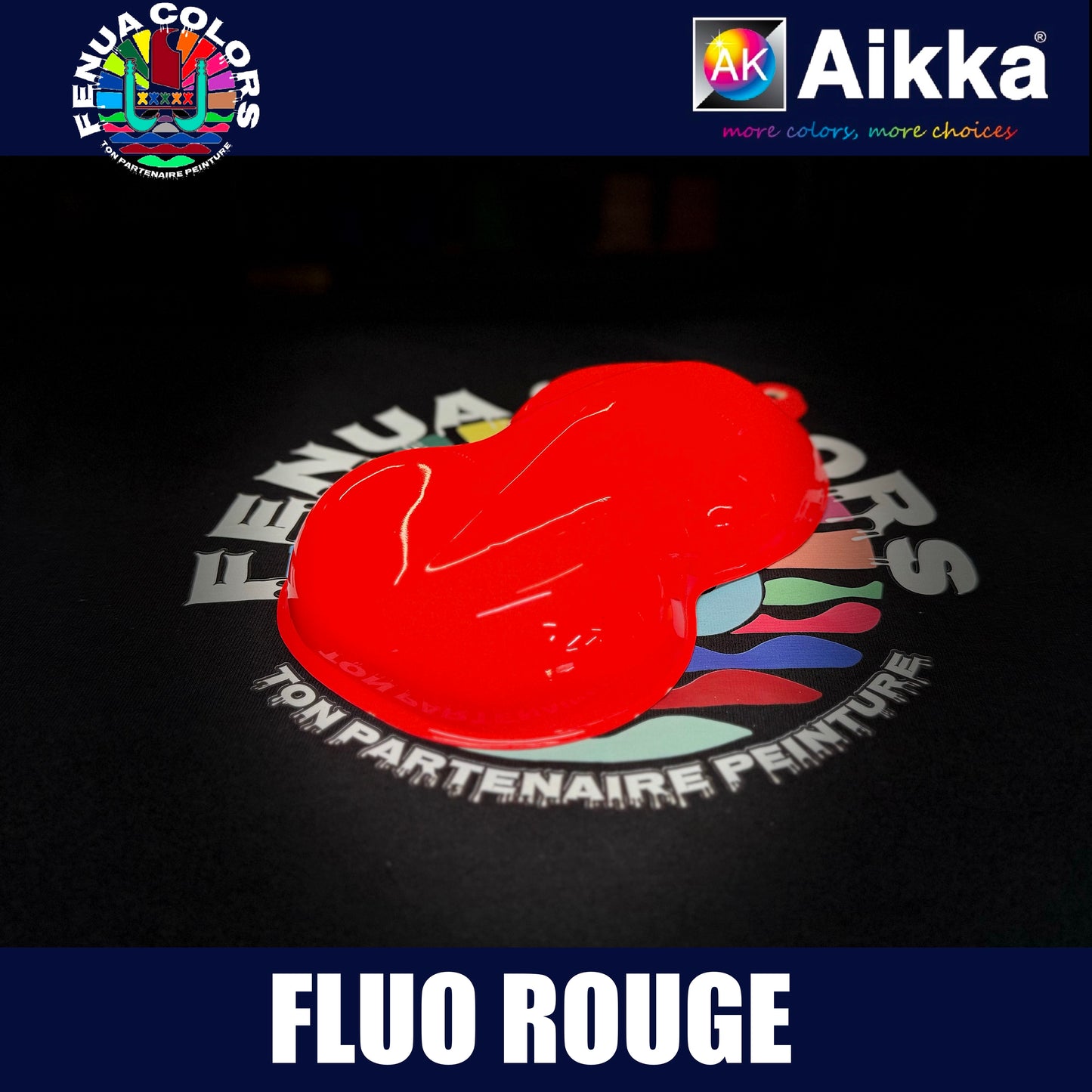 FLxx - PEINTURE FLUORESCENTE - 6 couleurs