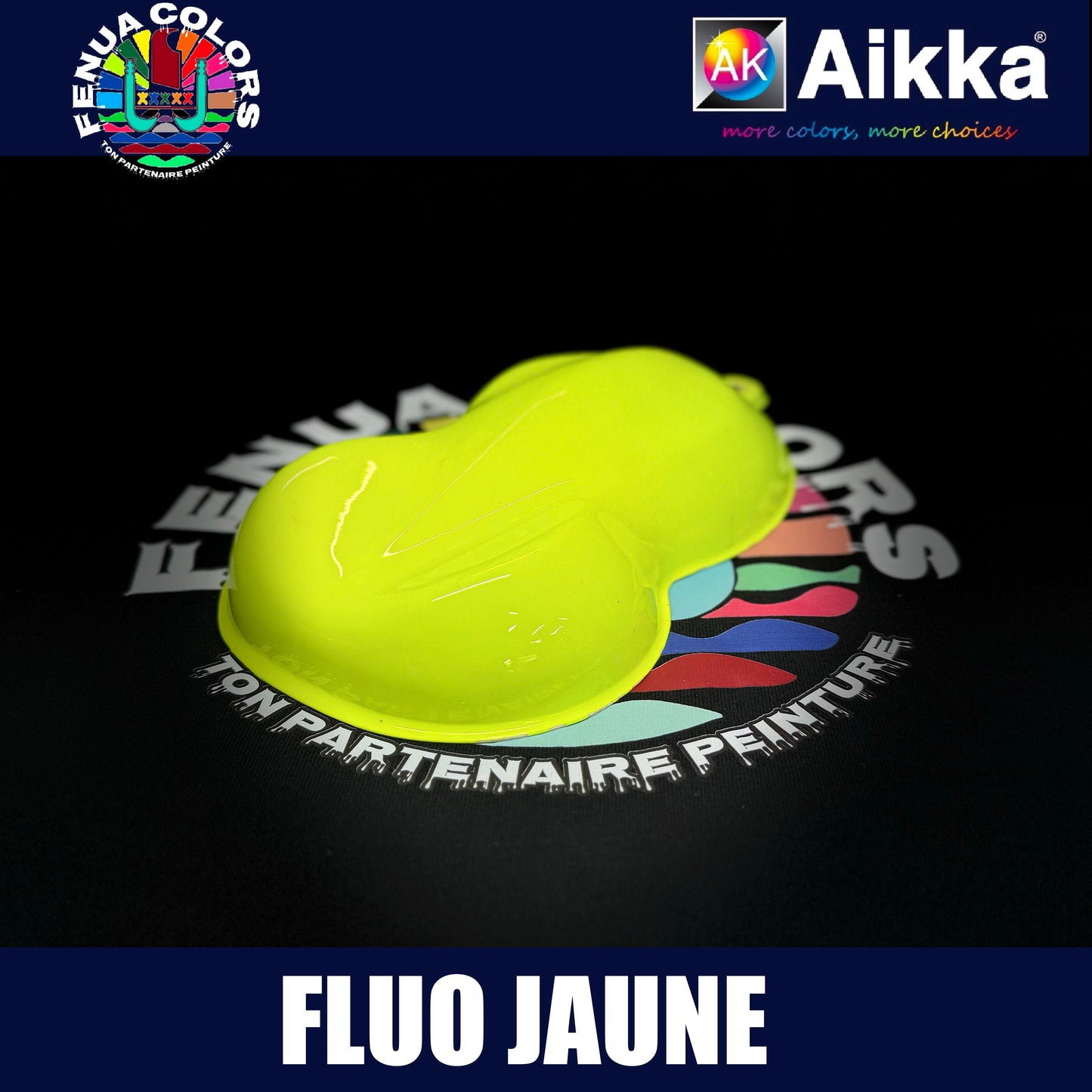 FLxx - PEINTURE FLUORESCENTE - 6 couleurs