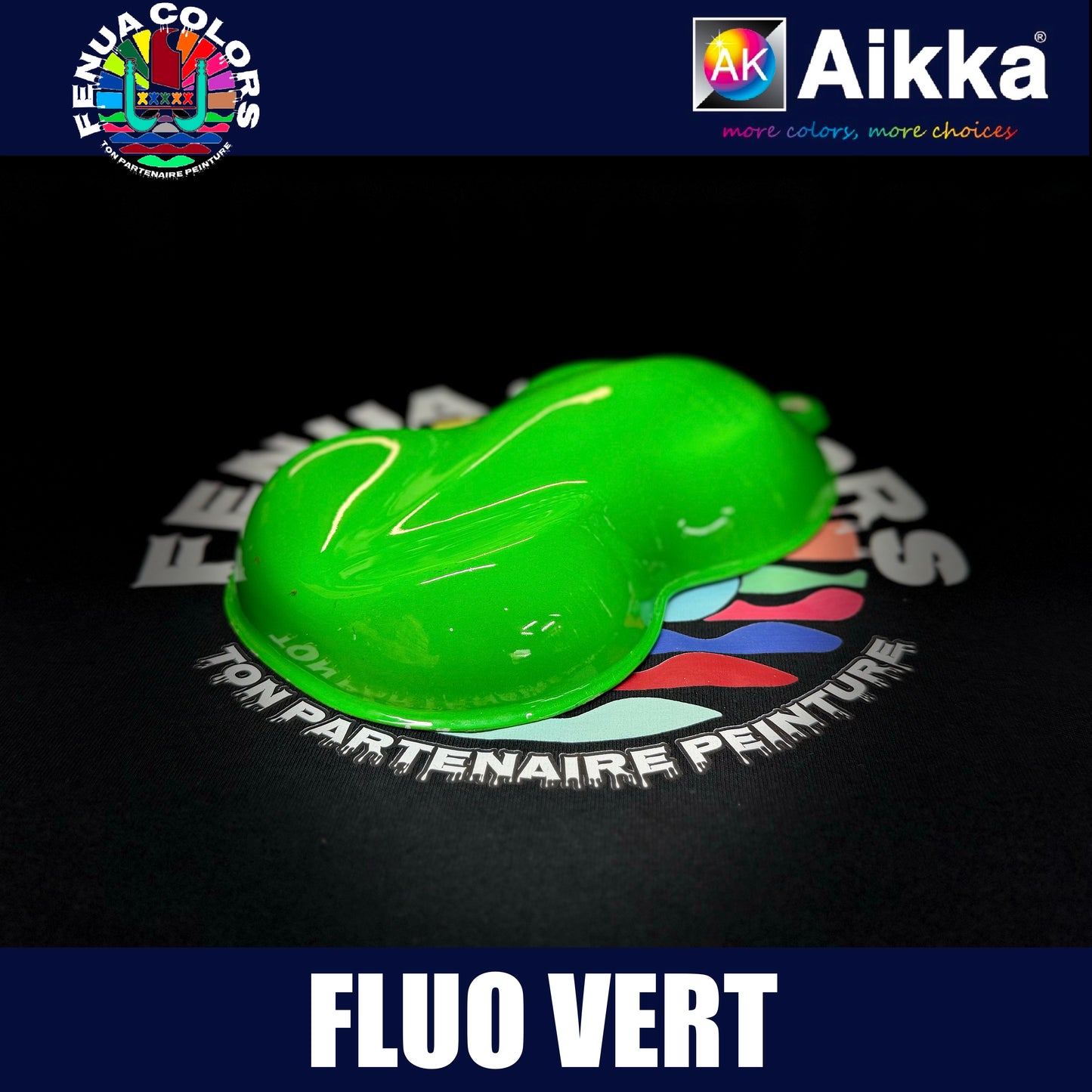 FLxx - PEINTURE FLUORESCENTE - 6 couleurs