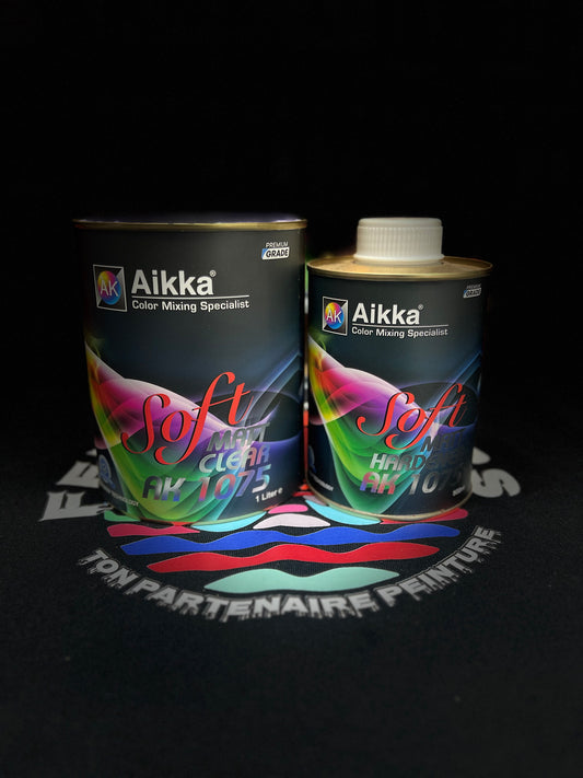 AIKKA AK1075 PACK VERNIS SOFT MATT 1L + 0.5L DURCISSEUR