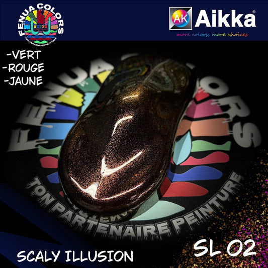 PEINTURE SCALY ILLUSION - 6 couleurs