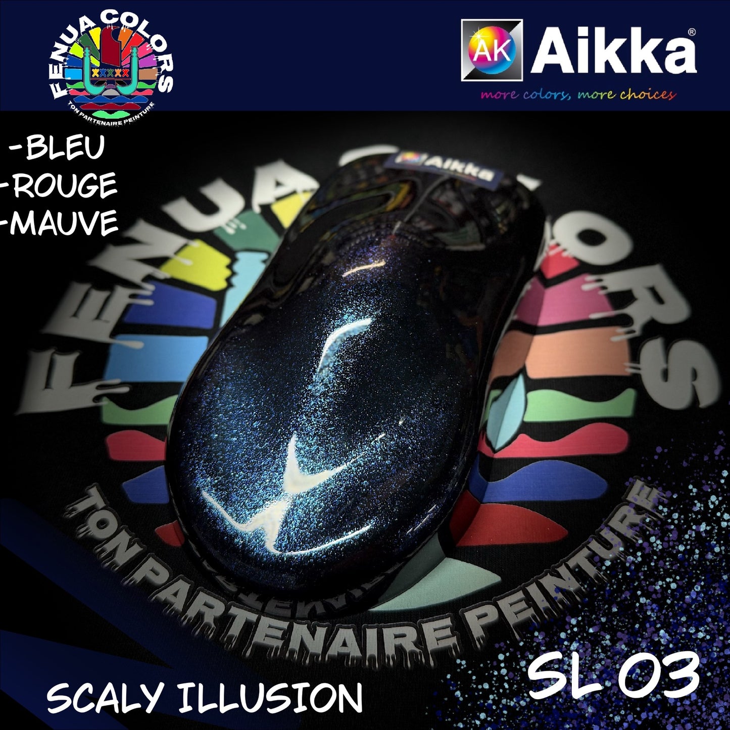 PEINTURE SCALY ILLUSION - 6 couleurs