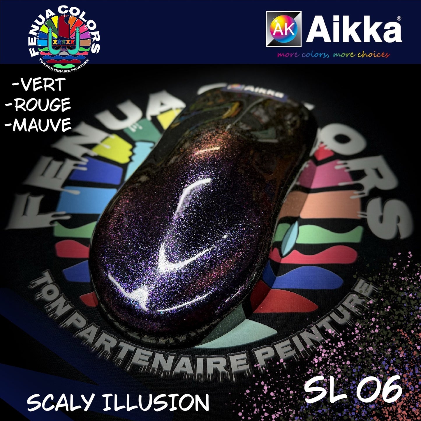 PEINTURE SCALY ILLUSION - 6 couleurs