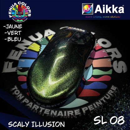 PEINTURE SCALY ILLUSION - 6 couleurs